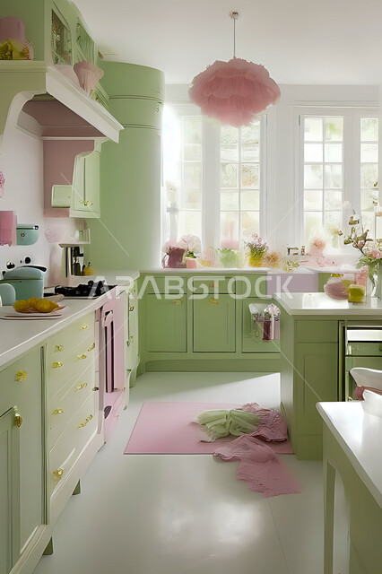 تصميم داخلي حديث لمطبخ داخل شقة سكنية ، تصاميم وديكورات داخلية ، تصميم معماري هندسي حديث ، شقق سكنية بتصاميم عصرية ، مطبخ بتصميم عصري حديث