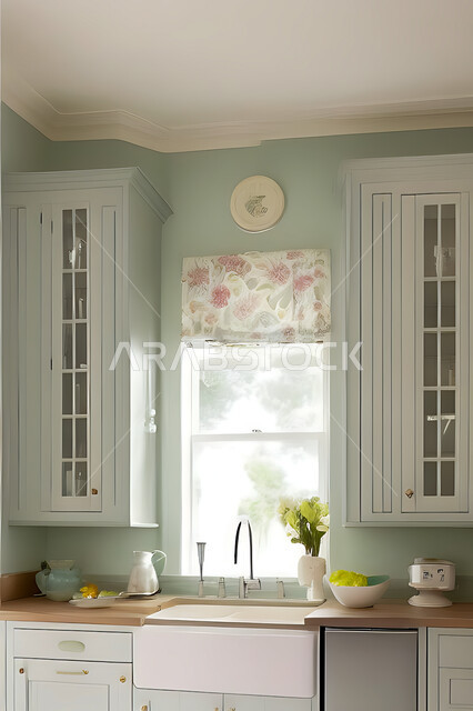 Modern interior design for a kitchen inside a residential apartment, interior designs and decorations, modern engineering architectural design, residential apartments with modern designs, modern modern design kitchen