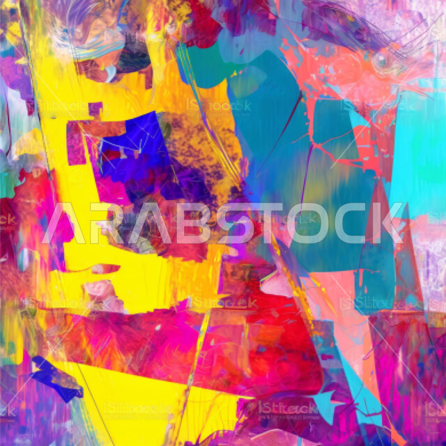 لوحة فنية ابداعية، مزيج من الالوان، رسوم فنية، فنون جميلة، لوحة فنية جدارية، لوحات رسم، معارض وفنون، خلفية ملونة