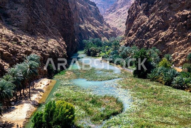 Gorge of Wadi Ash Shab in Southeastern Governorate, Oman - Photo