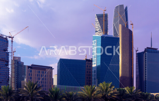 ابراج مركز الملك عبد الله المالي (كافد) في الرياض بالمملكة العربية السعودية، الفن الهندسي المعماري، ابراج اقتصادية، الابراج وناطحات السحاب، معالم الرياض المشهورة