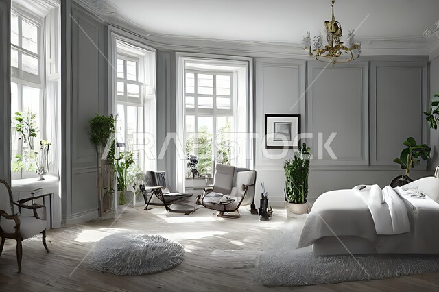 غرفة نوم عصرية و جذابة ، ديكورات رائعة ، أثاث منزلي راقي ، تصاميم عصرية فاخرة ، شقق سكنية سياحية راقية ، اوتيل ، فنادق فاخرة , غرف نوم دافئة , فلل وقصور حديثة , نوافذ زجاجية كبيرة .