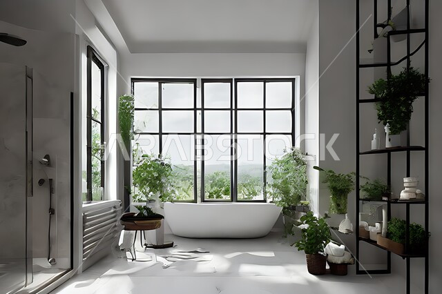 تصميم حمام في منزل عصري ، تصاميم وديكورات داخلية للحمامات ، شقق سكنية سياحية ، تصميم حمامات حديثة ، فنادق فاخرة ، تصميم معماري هندسي حديث .