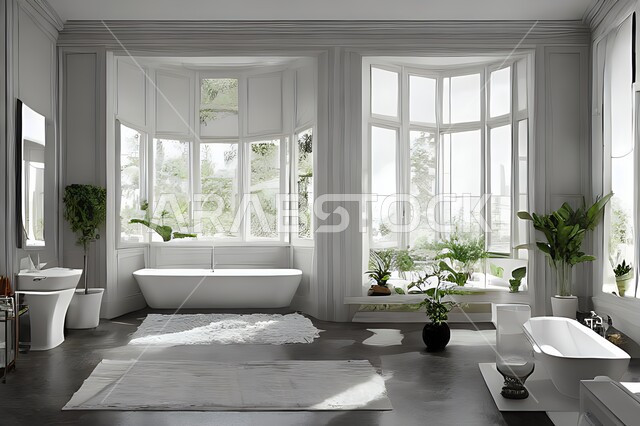 تصميم حمام في منزل عصري ، تصاميم وديكورات داخلية للحمامات ، شقق سكنية سياحية ، تصميم حمامات حديثة ، فنادق فاخرة ، تصميم معماري هندسي حديث .