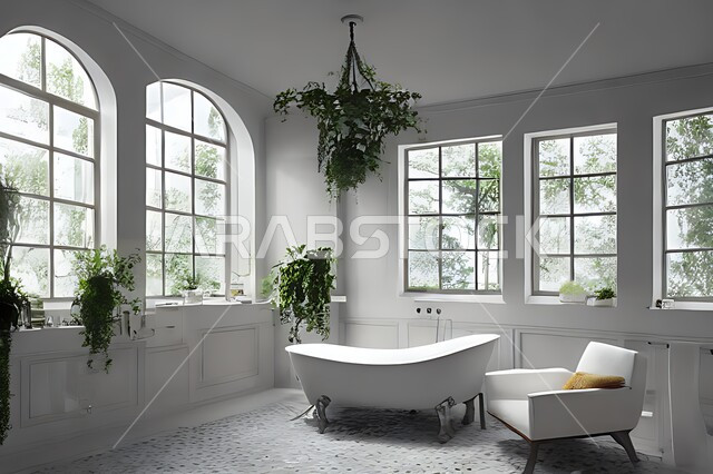 تصميم حمام في منزل عصري ، تصاميم وديكورات داخلية للحمامات ، شقق سكنية سياحية ، تصميم حمامات حديثة ، فنادق فاخرة ، تصميم معماري هندسي حديث .