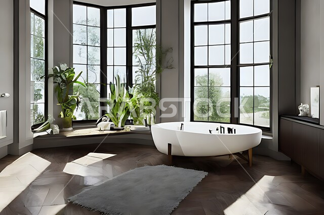 تصميم حمام في منزل عصري ، تصاميم وديكورات داخلية للحمامات ، شقق سكنية سياحية ، تصميم حمامات حديثة ، فنادق فاخرة ، تصميم معماري هندسي حديث .