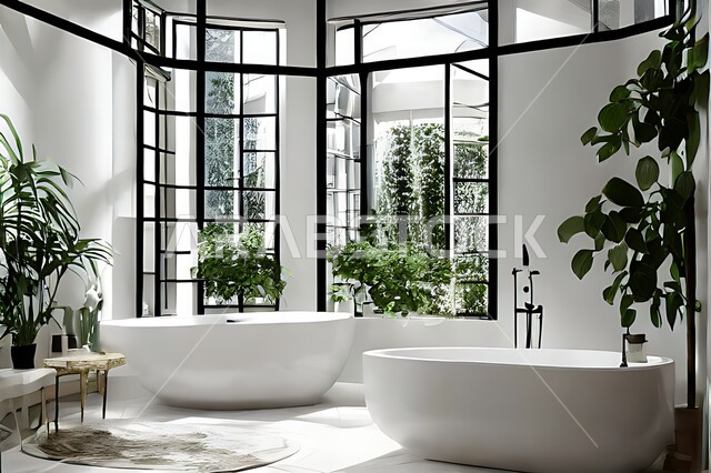 تصميم حمام في منزل عصري ، تصاميم وديكورات داخلية للحمامات ، شقق سكنية سياحية ، تصميم حمامات حديثة ، فنادق فاخرة ، تصميم معماري هندسي حديث .