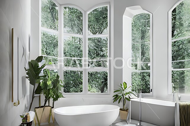 تصميم حمام في منزل عصري ، تصاميم وديكورات داخلية للحمامات ، شقق سكنية سياحية ، تصميم حمامات حديثة ، فنادق فاخرة ، تصميم معماري هندسي حديث .