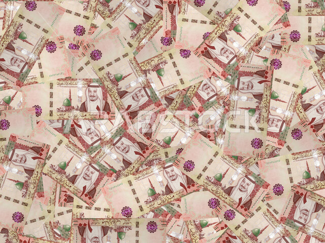  مجموعه من  أوراق العمله السعوديه, فئة المائة ريال, خلفية أوراق نقديه, تجميع الأموال