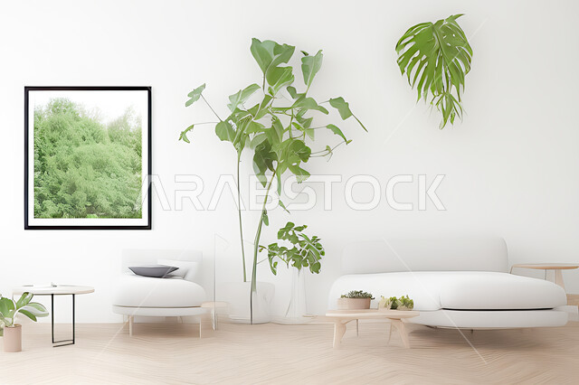 Living room with modern modern designs, living room, interior decorations, hanging paintings, antiques and accessories, upscale home furniture, modern designs, apartments and villas, interior decoration