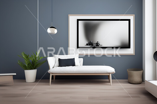 Living room with modern modern designs, living room, interior decorations, hanging paintings, antiques and accessories, upscale home furniture, modern designs, apartments and villas, interior decoration