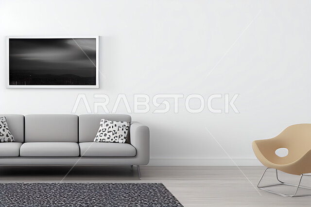 Living room with modern modern designs, living room, interior decorations, hanging paintings, antiques and accessories, upscale home furniture, modern designs, apartments and villas, interior decoration