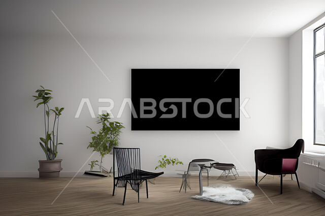 غرفة بتصاميم عصرية حديثه، ديكورات داخليه، لوحات فنيه معلقه, تحف و إكسسوارات, أثاث منزلي راقي، تصاميم عصرية ، شقق وفلل سكنية ، ديكور داخلي