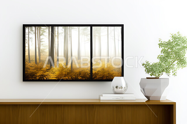 غرفة بتصاميم عصرية حديثه، ديكورات داخليه، لوحات فنيه معلقه, تحف و إكسسوارات, أثاث منزلي راقي، تصاميم عصرية ، شقق وفلل سكنية ، ديكور داخلي