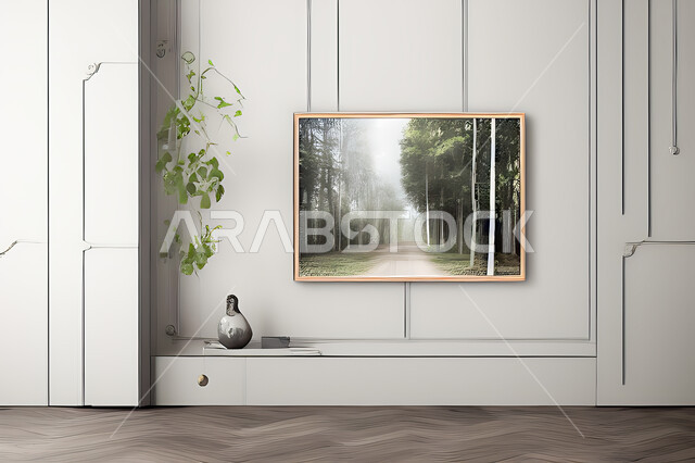 Room with modern modern designs, interior decorations, hanging paintings, antiques and accessories, upscale home furniture, modern designs, apartments and villas, interior decoration