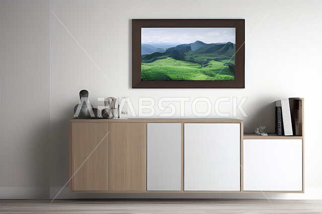 Room with modern modern designs, interior decorations, hanging paintings, antiques and accessories, upscale home furniture, modern designs, apartments and villas, interior decoration