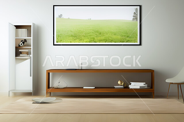 غرفة بتصاميم عصرية حديثه، ديكورات داخليه، لوحات فنيه معلقه, تحف و إكسسوارات, أثاث منزلي راقي، تصاميم عصرية ، شقق وفلل سكنية ، ديكور داخلي