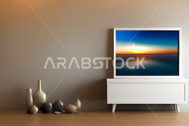 غرفة بتصاميم عصرية حديثه، ديكورات داخليه، لوحات فنيه معلقه, تحف و إكسسوارات, أثاث منزلي راقي، تصاميم عصرية ، شقق وفلل سكنية ، ديكور داخلي