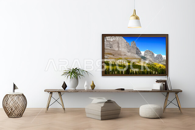 غرفة بتصاميم عصرية حديثه، ديكورات داخليه، لوحات فنيه معلقه, تحف و إكسسوارات, أثاث منزلي راقي، تصاميم عصرية ، شقق وفلل سكنية ، ديكور داخلي