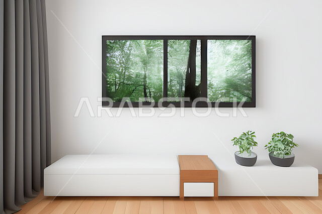 غرفة بتصاميم عصرية حديثه، ديكورات داخليه، لوحات فنيه معلقه, تحف و إكسسوارات, أثاث منزلي راقي، تصاميم عصرية ، شقق وفلل سكنية ، ديكور داخلي