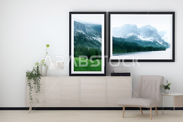 غرفة بتصاميم عصرية حديثه، ديكورات داخليه، لوحات فنيه معلقه, تحف و إكسسوارات, أثاث منزلي راقي، تصاميم عصرية ، شقق وفلل سكنية ، ديكور داخلي