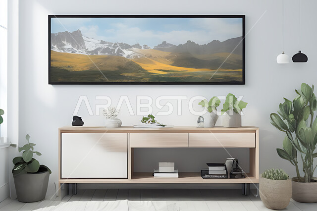 غرفة بتصاميم عصرية حديثه، ديكورات داخليه، لوحات فنيه معلقه, تحف و إكسسوارات, أثاث منزلي راقي، تصاميم عصرية ، شقق وفلل سكنية ، ديكور داخلي