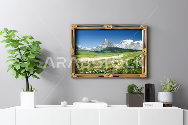 غرفة بتصاميم عصرية حديثه، ديكورات داخليه، لوحات فنيه معلقه, تحف و إكسسوارات, أثاث منزلي راقي، تصاميم عصرية ، شقق وفلل سكنية ، ديكور داخلي