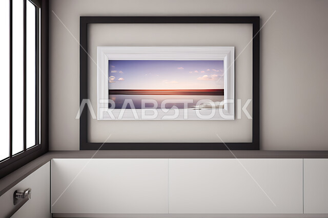 غرفة بتصاميم عصرية حديثه، ديكورات داخليه، لوحات فنيه معلقه, تحف و إكسسوارات, أثاث منزلي راقي، تصاميم عصرية ، شقق وفلل سكنية ، ديكور داخلي