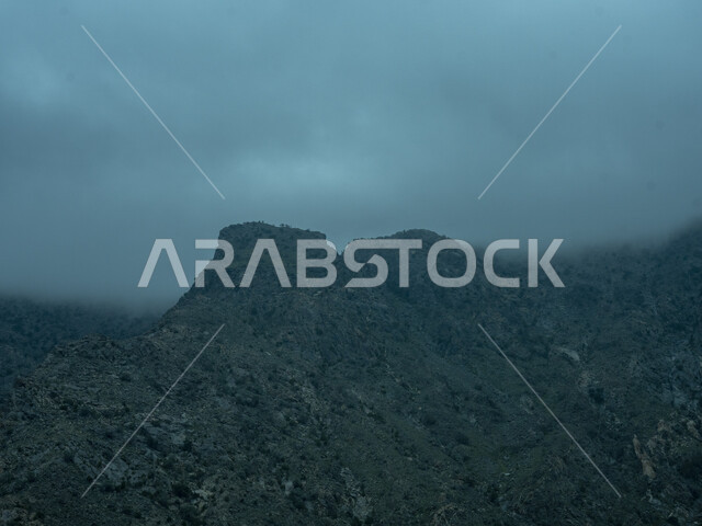 جبال الطائف في المملكة العربية السعودية ، المرتفعات الجبلية ، الطبيعة الجبلية في مدينة الطائف