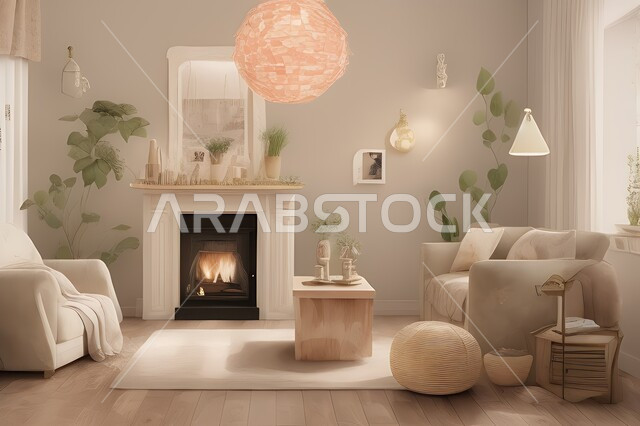 غرفة معيشة بتصاميم عصرية جذابة، ديكورات رائعة، أثاث منزلي راقي، تصاميم عصرية فاخرة، شقق سكنية راقية، شقق سكنية سياحية، ديكور داخلي