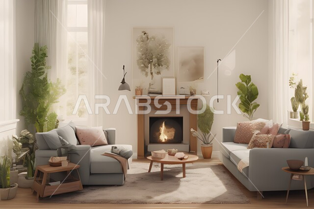 Living room with modern modern designs, interior decorations, living room, elegant home furniture, luxurious modern designs, apartments and villas, luxury hotels and resorts