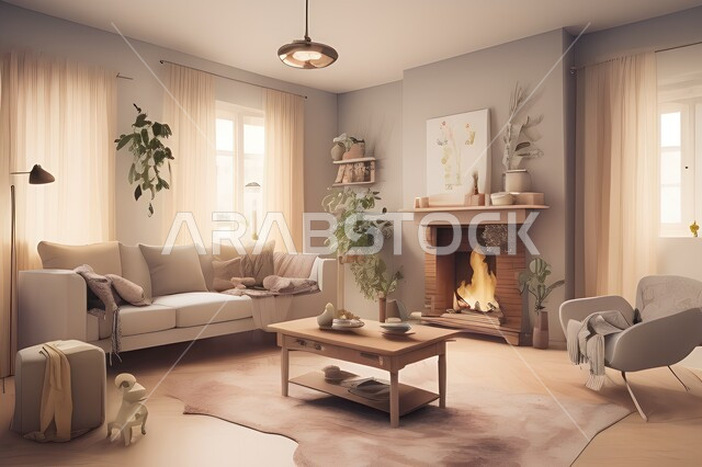 Living room with modern modern designs, interior decorations, living room, elegant home furniture, luxurious modern designs, apartments and villas, luxury hotels and resorts