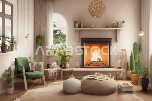 Living room with modern modern designs, interior decorations, living room, elegant home furniture, luxurious modern designs, apartments and villas, luxury hotels and resorts