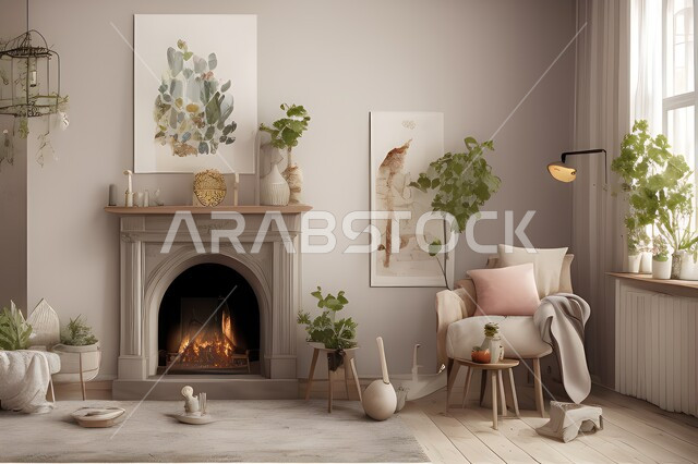 غرفة معيشة بتصاميم عصرية جذابة، ديكورات رائعة، أثاث منزلي راقي، تصاميم عصرية فاخرة، شقق سكنية راقية، شقق سكنية سياحية، ديكور داخلي