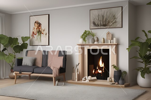 غرفة معيشة بتصاميم عصرية جذابة، ديكورات رائعة، أثاث منزلي راقي، تصاميم عصرية فاخرة، شقق سكنية راقية، شقق سكنية سياحية، ديكور داخلي