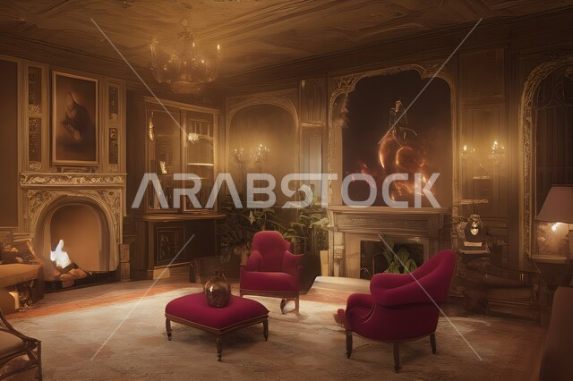 Living room with attractive modern designs, modern decorations, elegant home furniture, luxurious modern designs, elegant residential apartments, tourist apartments, interior decoration