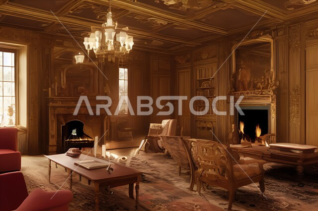 غرفة معيشة بتصاميم عصرية جذابة، ديكورات حديثة، أثاث منزلي راقي، تصاميم عصرية فاخرة، شقق سكنية راقية، شقق سكنية سياحية، ديكور داخلي