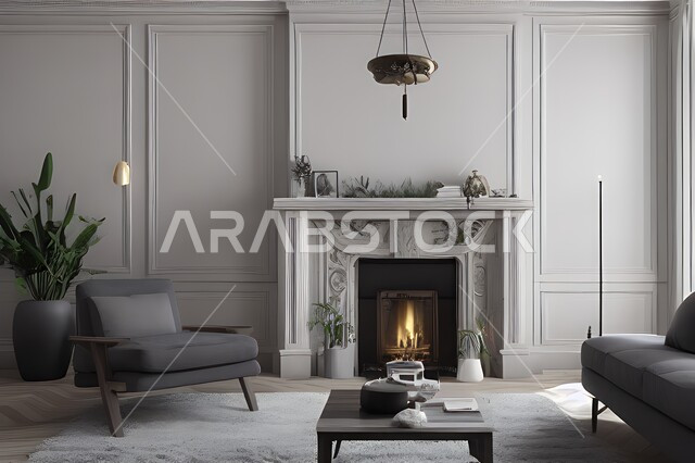 غرفة معيشة بتصاميم عصرية جذابة، ديكورات حديثة، أثاث منزلي راقي، تصاميم عصرية فاخرة، شقق سكنية راقية، شقق سكنية سياحية، ديكور داخلي