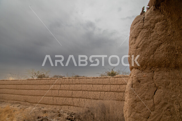 Al-Houza Archaeological Village, Al-Omran Al-Asiri, old houses in the ...