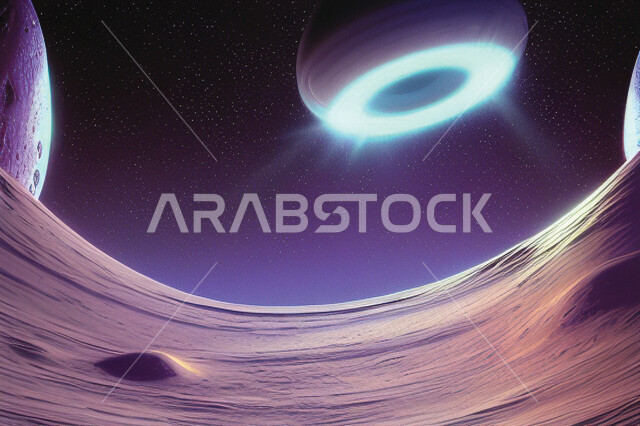 إطلاق سفينة الفضاء، علم الفلك، كوكب خيالي، مكوك فضائي، اطباق طائرة