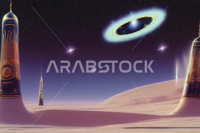 إطلاق سفينة الفضاء، علم الفلك، كوكب خيالي، مكوك فضائي، اطباق طائرة