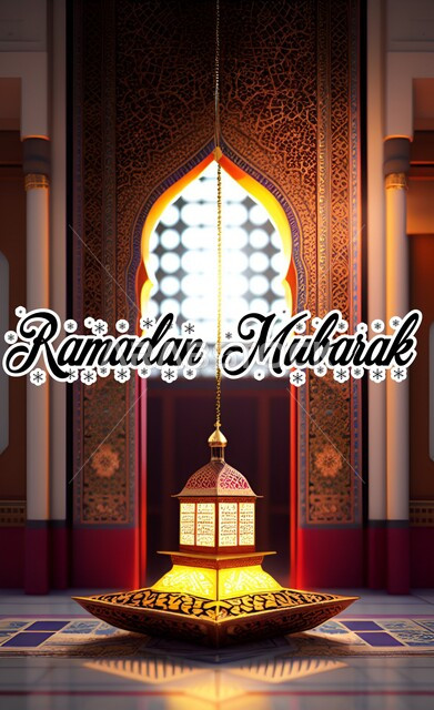 مجسم فانوس رمضان، تصاميم وزخارف اسلامية، زينة رمضان، ملصق رمضان مبارك، خلفية رمضانية
