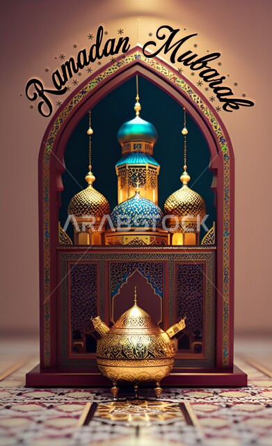 تصاميم وزخارف اسلامية، فوانيس رمضان، زينة رمضان، رمضان مبارك، خلفية رمضانية