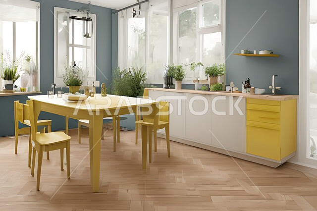 مطبخ بتصاميم عصرية فاخرة، تصاميم وديكورات داخلية، تصميم هندسي معماري حديث، شقق سكنية بتصاميم عصرية