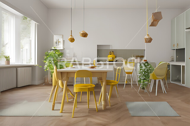 مطبخ بتصاميم عصرية فاخرة، تصاميم وديكورات داخلية، تصميم هندسي معماري حديث، شقق سكنية بتصاميم عصرية