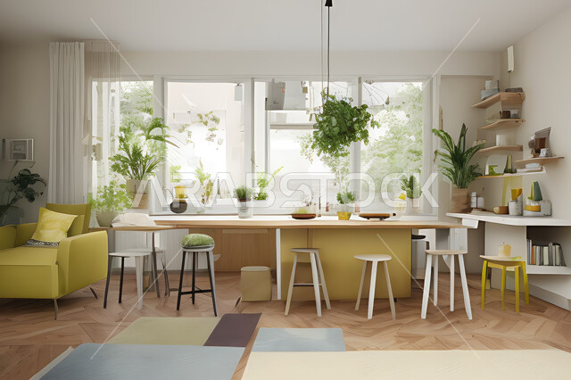 مطبخ بتصاميم عصرية فاخرة، تصاميم وديكورات داخلية، تصميم هندسي معماري حديث، شقق سكنية بتصاميم عصرية