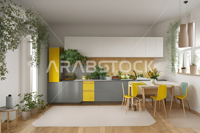 مطبخ بتصاميم عصرية فاخرة، تصاميم وديكورات داخلية، تصميم هندسي معماري حديث، شقق سكنية بتصاميم عصرية