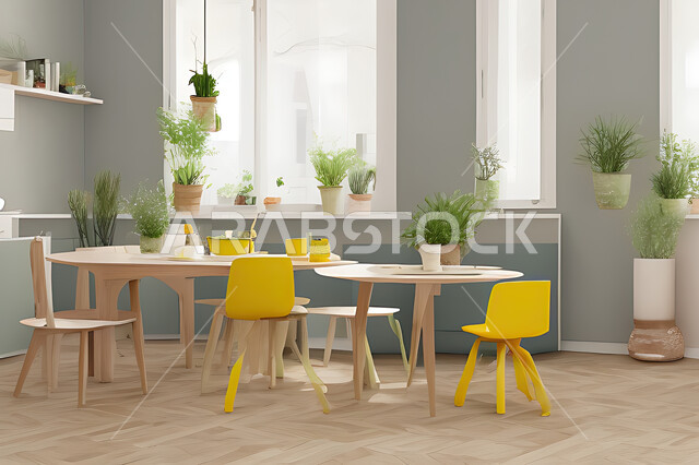 Kitchen with luxurious modern designs, interior designs and decorations, modern architectural design, apartments with modern designs