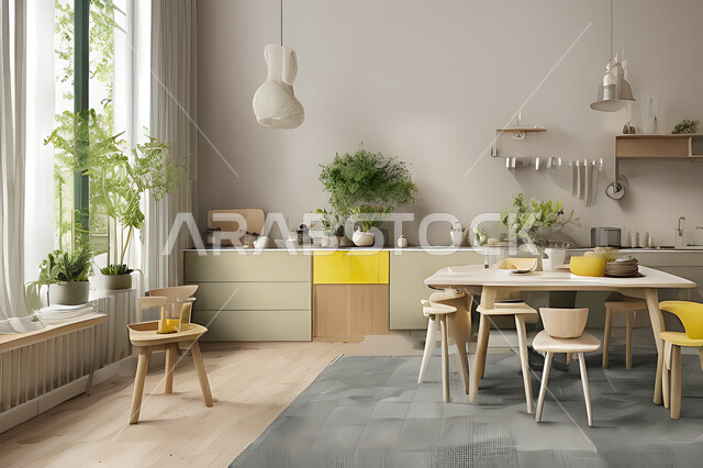 مطبخ بتصاميم عصرية فاخرة، تصاميم وديكورات داخلية، تصميم هندسي معماري حديث، شقق سكنية بتصاميم عصرية