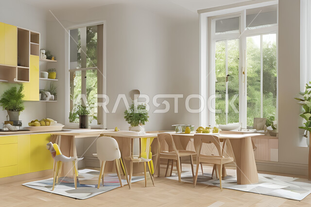 مطبخ بتصاميم عصرية فاخرة، تصاميم وديكورات داخلية، تصميم هندسي معماري حديث، شقق سكنية بتصاميم عصرية